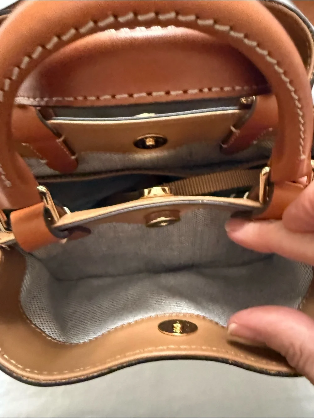 Dooney & Bourke Mini Barlow in Desert Leather, NWT